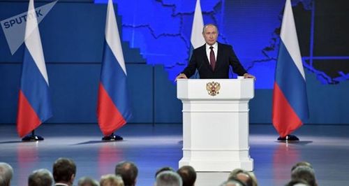  Trong Thông điệp Liên bang 2021, ông Putin nhắc nhở phương Tây về “lằn ranh đỏ” của Nga. 