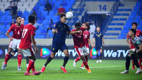 Thái Lan "tự bắn vào chân" sau trận hòa với Indonesia. Ảnh: AFC