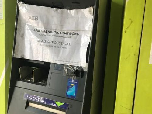 Niêm phong tạm ngưng hoạt động máy ATM