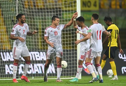 UAE đang rất hưng phấn sau chiến thắng trước Malaysia