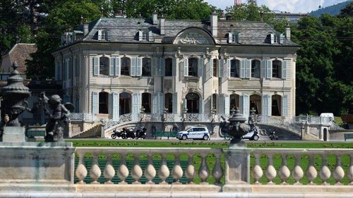 Tòa nhà Villa La Grange ở Geneva, địa điểm từng tổ chức cuộc gặp Mỹ-Xô năm 1985 là nơi diễn ra Thượng đỉnh Nga-Mỹ ngày 16/6. (Ảnh: Getty Images)