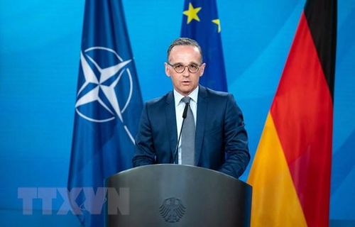 Ngoại trưởng Đức Heiko Maas trong cuộc họp báo tại Berlin ngày 1/6/2021. (Ảnh: AFP/TTXVN)