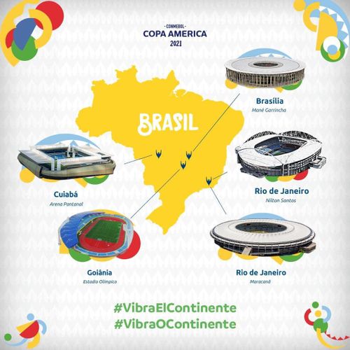  Brasil đang tràn đầy cơ hôịgiành chức vô địch lần thứ 10 tại Copa America 2021 trên sân nhà. Ảnh BTC