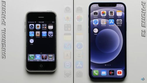  Các ứng dụng được so sánh đều rất cơ bản do iPhone đời đầu không chạy được các ứng dụng hiệu suất cao. Ảnh: chụp màn hình 