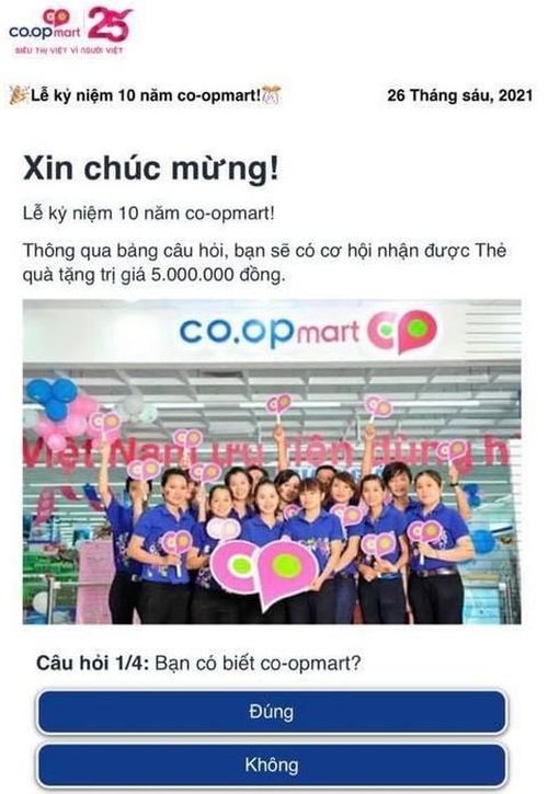 Các đối tượng giả mạo tung tin quảng cáo trúng thường để lừa khách hàng tiêu dùng.