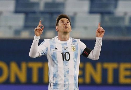 Messi lập cú đúp trong trận Argentina thắng Bolivia 4-1. Ảnh: Reuters
