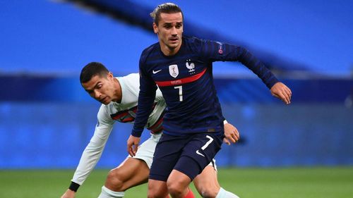 Griezmann và tuyển Pháp sớm chia tay Euro 2020. Ảnh: Reuters.