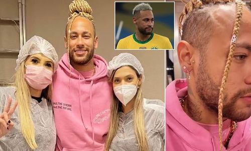 Neymar và kiểu tóc mới không giống ai trong làng bóng đá