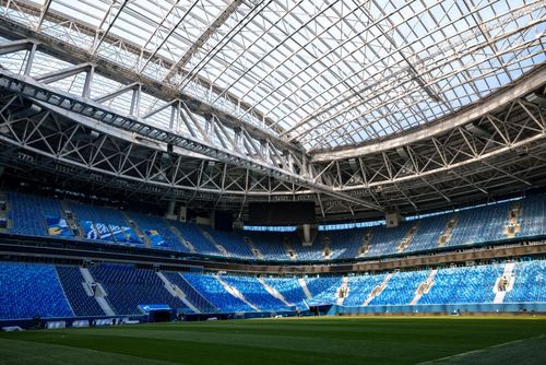 Sân Krestovsky là nơi diễn ra trận chung kết Champions League 2021/22. Ảnh: Getty Images.