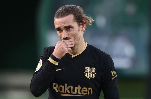 Griezmann đối mặt tương lai bất định tại Barca. Ảnh: Reuters.