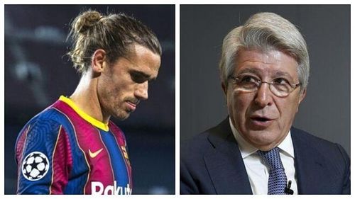 Griezmann khó được chào đón tại Atletico Madrid. Ảnh: Marca.