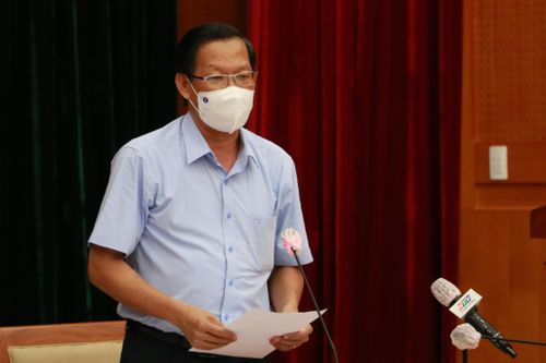 Phó bí thư Thường trực Thành ủy TP.HCM Phan Văn Mãi. Ảnh: Thu Hằng.