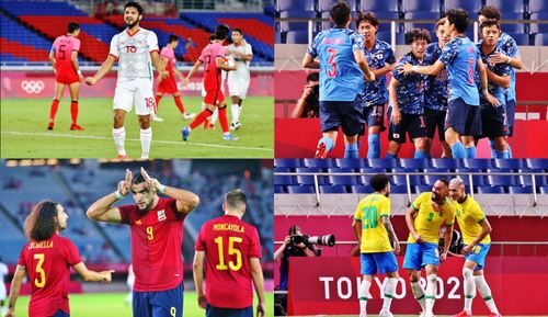Các đội bóng thi đấu bán kết môn bóng đá nam Olympic Tokyo 2020. Ảnh: FIFA.