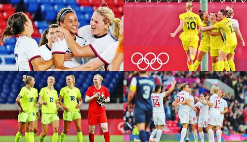 Các đội bóng thi đấu bán kết môn bóng đá nữ Olympic Tokyo 2020. Ảnh: FIFA.