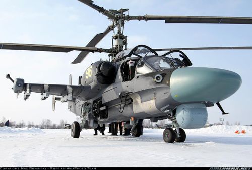 Phiên bản trực thăng Ka-52 Alligator hiện đang được nâng cấp để hoạt động cả trên tàu đổ bộ trực thăng, đó chính là phiên bản Ka-52M. Ka-52M được trang bị tên lửa không đối đất Hermes, loại tên lửa dùng cho cả trực thăng mặt đất và trên tàu đổ bộ.