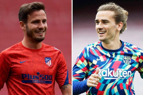 Barca muốn thực hiện trao đổi Griezmann và Saul