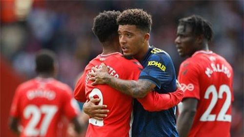 Sancho đã chơi mờ nhạt ở trận Southampton vs Man United.