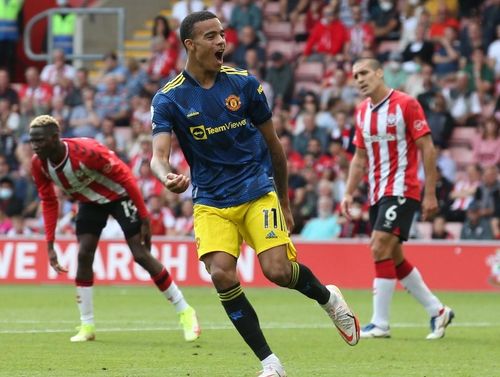 Bàn thắng của Greenwood chưa đủ để giúp Man United đánh bại Southampton. Ảnh: Getty Images.