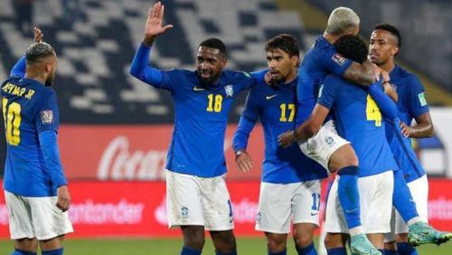 Brazil toàn thắng sau 7 lượt trận. Ảnh: Reuters.