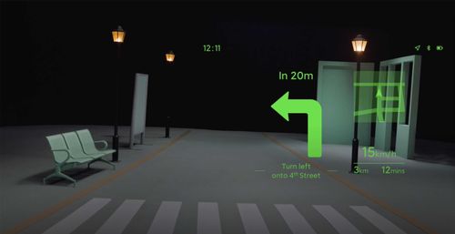  Màn hình của Xiaomi Smart Glasses sử dụng công nghệ MicroLED. Ảnh: Xiaomi. 