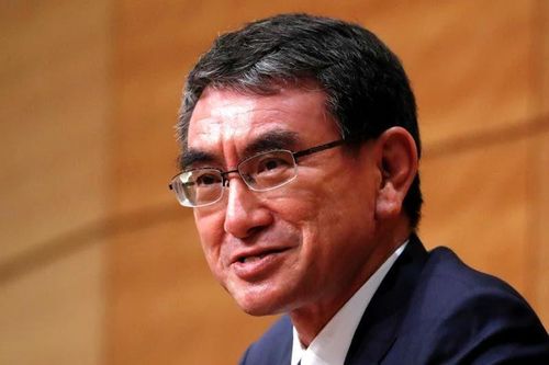 Ông Kono Taro. Ảnh: Reuters