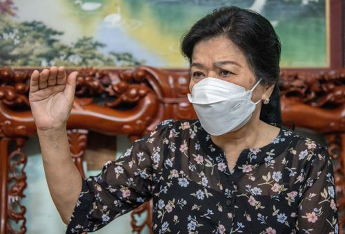  Bà Ninh Thị Hồng, Phó chủ tịch Hội Bảo vệ quyền trẻ em. Ảnh: Hải Nam. 