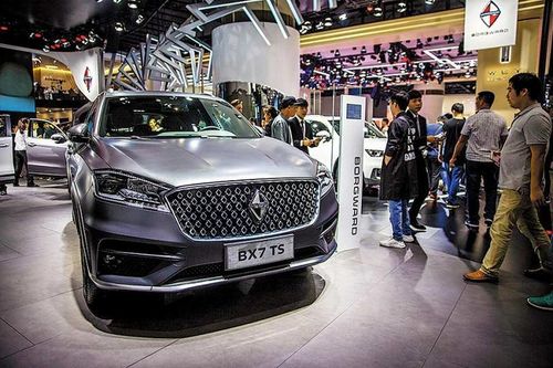 Chiếc Borgward BX7 TS được trưng bày trong triển lãm Ô tô Quảng Châu