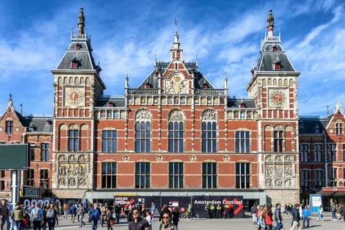 Nhà ga Trung tâm Amsterdam, Hà Lan. (Nguồn: istock)