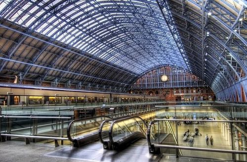Nhà ga St. Pancras ở London, Anh. (Nguồn: Getty)