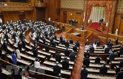 Toàn cảnh một phiên họp Quốc hội Nhật Bản ở Tokyo. (Ảnh: Kyodo/TTXVN)