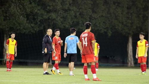 HLV Park Hang Seo không còn lo những tốn thất lực lượng ở đội U23 Việt Nam.Ảnh: VFF