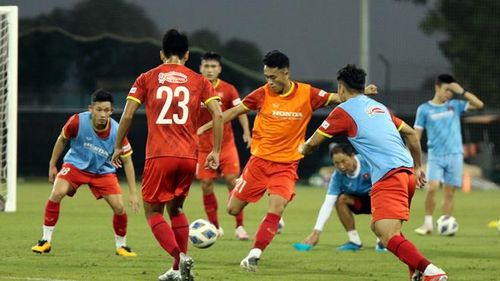 Xuân Tú (giữa) sẽ là chân sút chủ lực của đội tuyển U23 Việt Nam.Ảnh: VFF