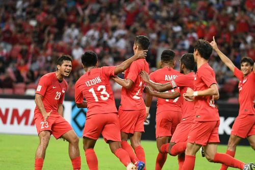 Cầu thủ của đội tuyển Singapore. Ảnh: affsuzukicup.com