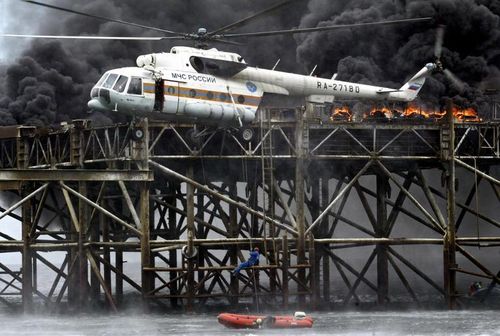Cuộc tập trận chống khủng bố chung giữa Nga và NATO tổ chức vào tháng 6/2004 có tên "Kaliningrad 2004". Ảnh: AP