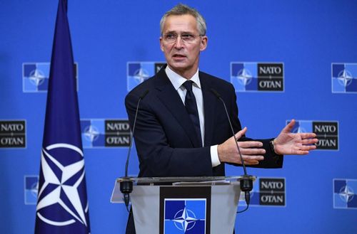 Tổng thư ký NATO Jens Stoltenberg cho biết khối mong muốn cải thiện quan hệ với Nga. (Nguồn: AFP)