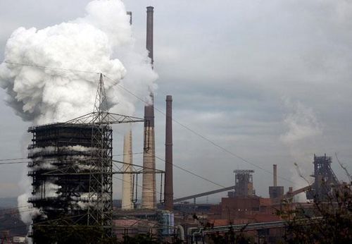  Nhà máy thép ở Duisburg, Đức. Ảnh: Reuters