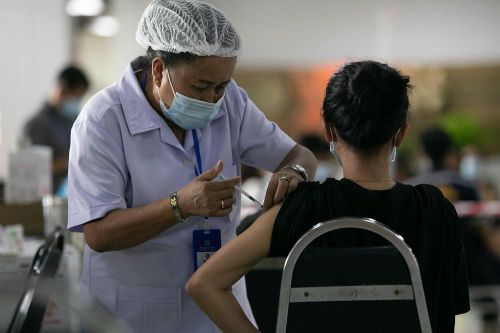 Số ca mắc mới Covid-19 tại Lào đang tiếp tục giảm mạnh - Ảnh minh họa. (Nguồn: Tân Hoa xã)