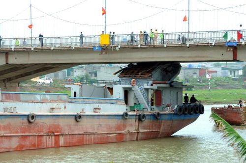 Hiện trường tai nạn. Ảnh: N.D.