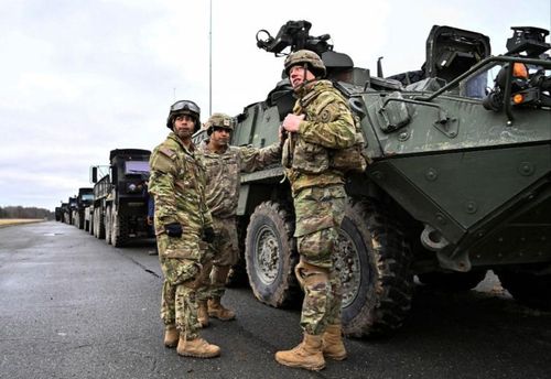 Binh lính Mỹ làm nhiệm vụ tại Romania. (Ảnh: Reuters)