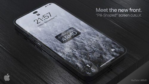 Mẫu iPhone 14 Pro dùng màn hình đục lỗ