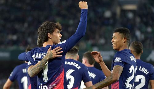 Joao Felix lập cú đúp trong trận đấu mang tính bản lề của Atletico Madrid và Real Betis. Ảnh: Reuters.