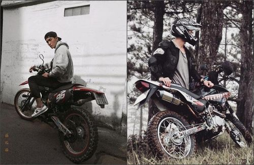 Thời còn định cư ở nước ngoài, anh từng sở hữu một cửa hàng phụ kiện xe moto khá hoành tráng.