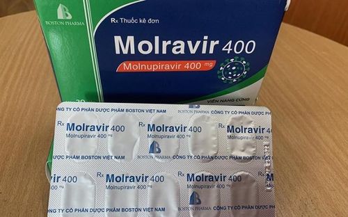 Thuốc Molravir do Công ty Boston Việt Nam sản xuất. (Ảnh: Báo Nhân dân)