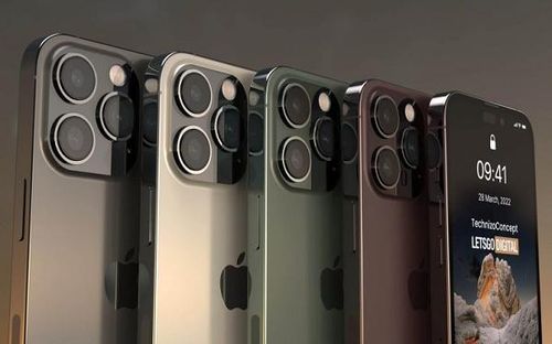 Mặt trước là màn hình đục lỗ, đây sẽ là nơi chứa Face ID và camera selfie. Phần viền xung quanh màn hình cũng rất mỏng, các cạnh của thiết bị được vát phẳng.