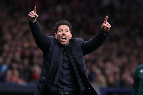 Simeone luôn biết cách chọc tức đối thủ. Ảnh: Reuters.