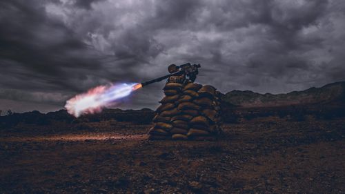 Thủy quân lục chiến Mỹ bắn tên lửa Stinger trong quá trình huấn luyện tại bang California. Nguồn: Breaking Defense.