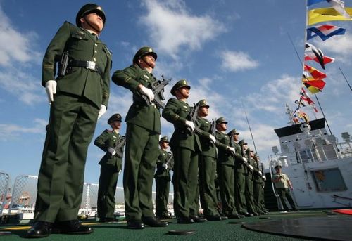 Cảnh sát biển Trung Quốc. Ảnh: AFP