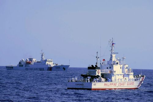  Trung Quốc và Philippines có tranh chấp trên Biển Đông. Ảnh: AP. 