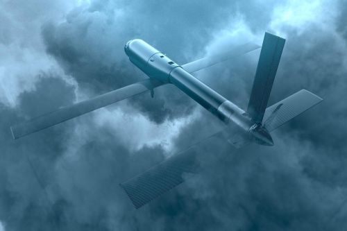 Nhà Trắng cho biết sẽ cung cấp 100 UAV Switchblade trong gói vũ khí và thiết bị trị giá 800 triệu USD lấy từ kho dự trữ của Mỹ. Switchblade-300 có thể bay khoảng 10 km và bay vòng quanh mục tiêu trong 15 phút. (Nguồn: AP)