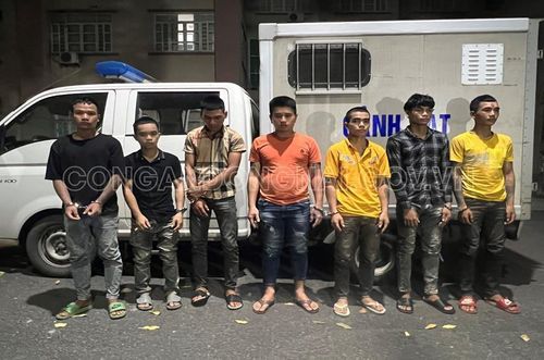 Các đối tượng bị bắt giữ ỏ Gia Lai. Ảnh: Công an tỉnh Đồng Nai